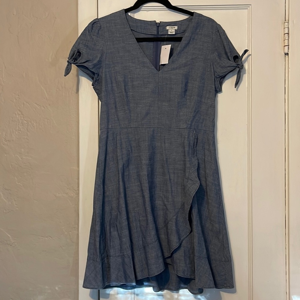 NWT J. Crew Ruffle Dress
